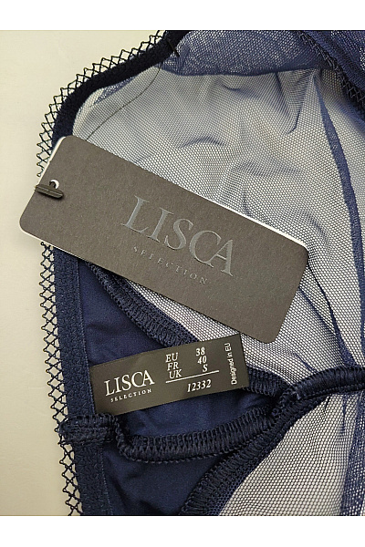LISCA Luxusní dámské modré kalhotky s výšivkou Vel. EU 38 | LISCA | obrázek 7