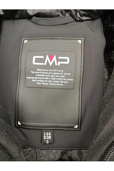 CMP Černá sportovní lyžařská bunda s kapucí Vel. DE 38 | CMP | obrázek 7