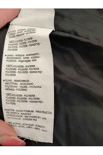 Geographical Norway Dívčí černá zimní bunda s kapucí outdoor Velikost EU 14Y | Geographical Norway | obrázek 10