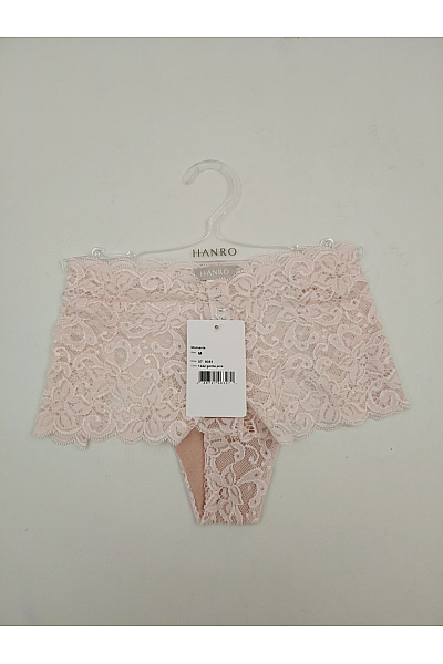 HANRO Růžové krajkové kalhotky tanga luxusní | HANRO | obrázek 2