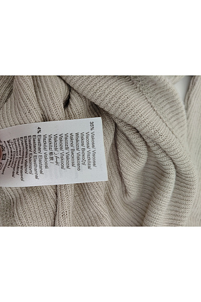 TOM TAILOR Dámské khaki tričko s výstřihem do V a tříčtvrtečním rukávem Vel. XS | TOM TAILOR | obrázek 7