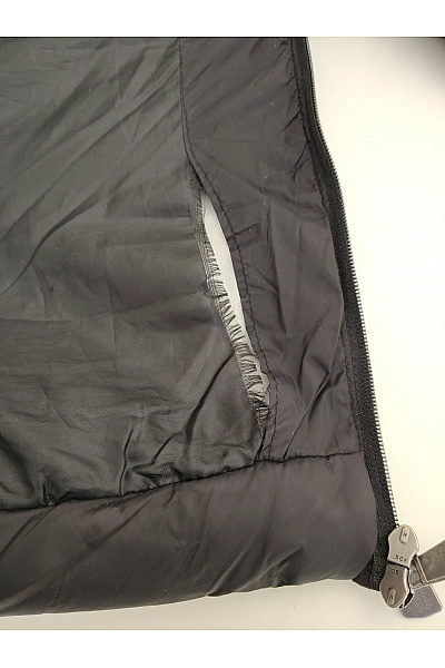 Geographical Norway Dámská černá prošívaná zimní bunda s kapucí a kožíškem Vel. EU 2/M | Geographical Norway | obrázek 6