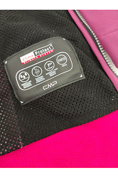 CMP Fialová softshellová bunda s kapucí na zip Velikost DE 36 | CMP | obrázek 8