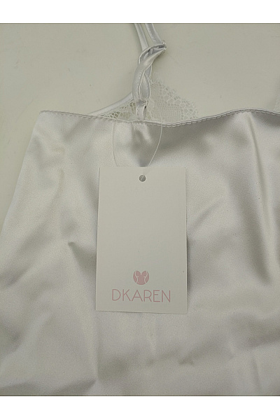 DKAREN Bílá krajková noční košilka s kraťasy Vel. EU XS | DKAREN | obrázek 8