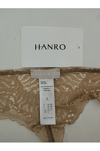 HANRO Béžové krajkové tanga luxusní | HANRO | obrázek 5