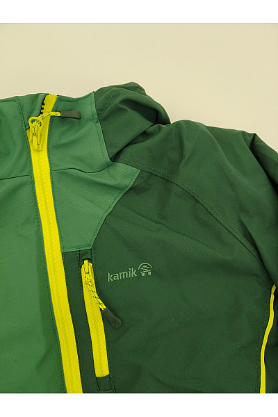 Kamik Dětská outdoorová softshellová bunda zelená Vel. EU 122 | kamik | obrázek 3
