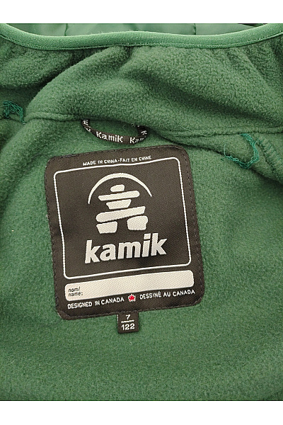 Kamik Dětská outdoorová softshellová bunda zelená Vel. EU 122 | kamik | obrázek 6