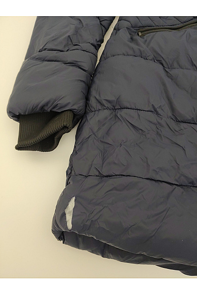 Geographical Norway Dámská prošívaná zimní bunda s kapucí a kožešinou Vel. EU 2/M | Geographical Norway | obrázek 2
