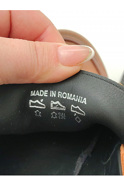 LLOYD Hnědé dámské polobotky nazouvací s platformou elegantní jarní Vel. EU 38 | LLOYD | obrázek 8