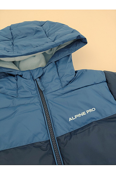 ALPINE PRO Chlapecká prošívaná outdoorová bunda modrá Vel. EU 140/146 | ALPINE PRO | obrázek 3