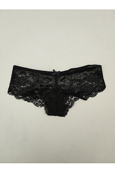 Lasca Černé Luxusní Krajkové Kalhotky Vel. EU 32/34