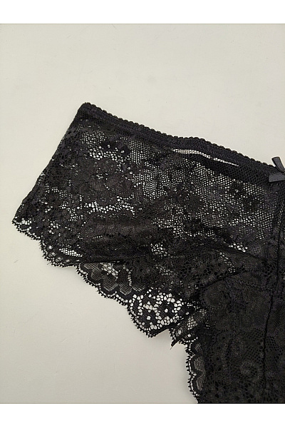 Lasca Černé luxusní krajkové kalhotky Vel. EU 32/34 | Lasca | obrázek 2
