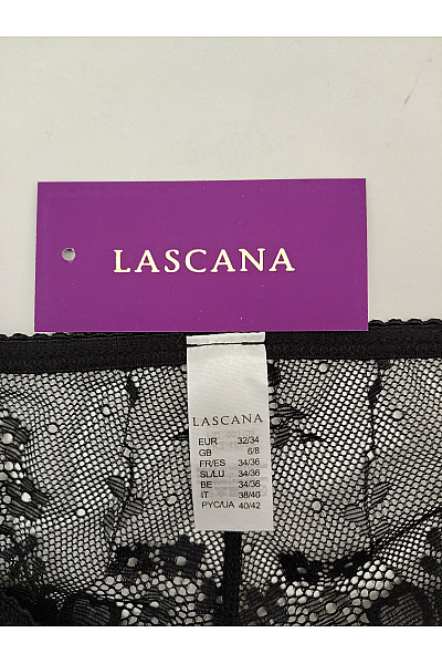Lasca Černé luxusní krajkové kalhotky Vel. EU 32/34 | Lasca | obrázek 4