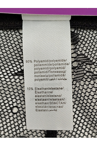 Lasca Černé luxusní krajkové kalhotky Vel. EU 32/34 | Lasca | obrázek 5