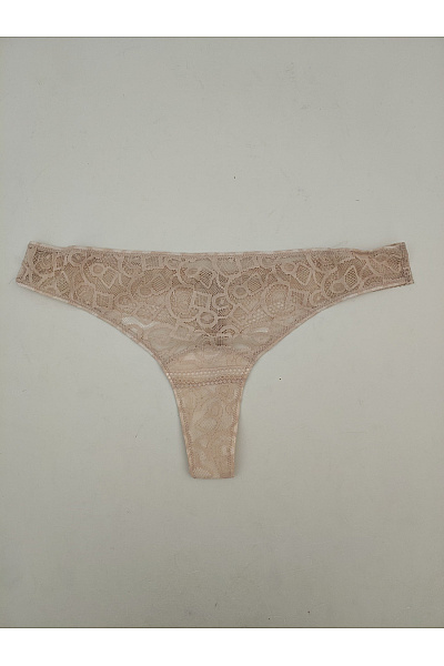 HANRO Béžové krajkové tanga luxusní spodní prádlo | HANRO | obrázek 2