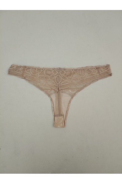 HANRO Béžové krajkové tanga luxusní spodní prádlo | HANRO | obrázek 4