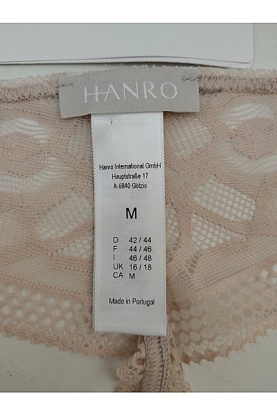 HANRO Béžové krajkové tanga luxusní spodní prádlo | HANRO | obrázek 7