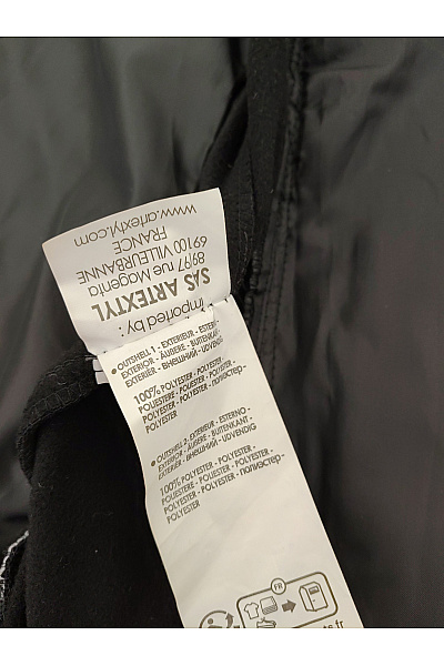 Geographical Norway Černá prošívaná sportovní bunda s kapucí na zip Vel. EU 3/L | Geographical Norway | obrázek 8