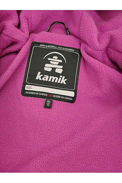 Kamik Dívčí modro-zelená outdoorová zimní bunda Velikost 140/10 | kamik | obrázek 8