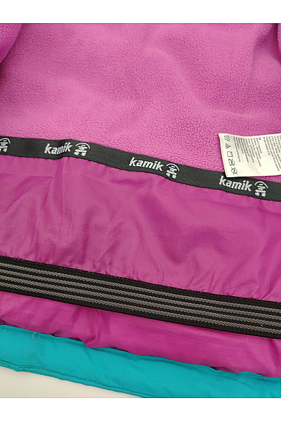 Kamik Dívčí modro-zelená outdoorová zimní bunda Velikost 140/10 | kamik | obrázek 9