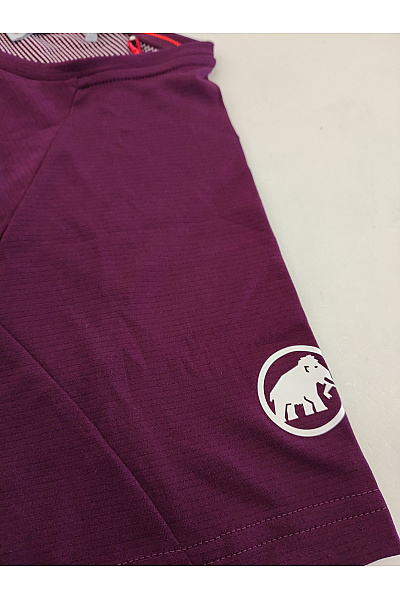 MAMMUT Fialové sportovní funkční tričko s krátkým rukávem a raglánovým Vel. EU XL | MAMMUT | obrázek 4