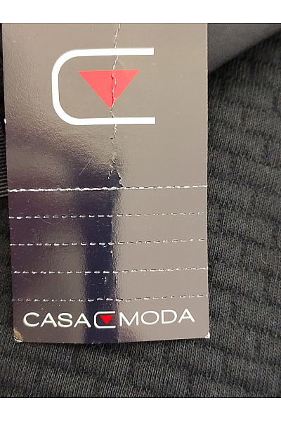 CASA MODA Pánská černá bavlněná mikina se zipem u krku sportovní Velikost XL | CASA MODA | obrázek 10