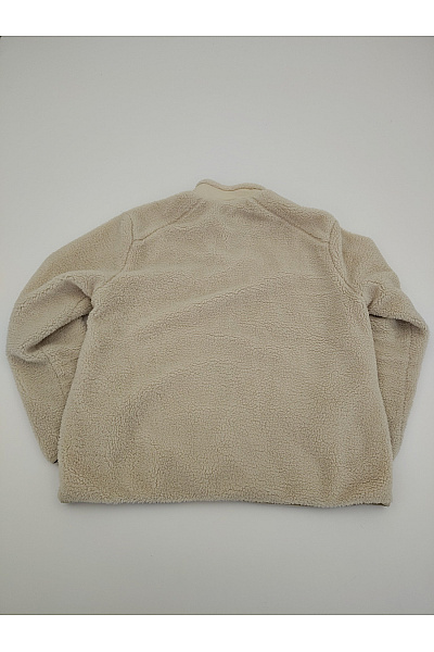 ONLY & SONS Béžová pánská fleecová bunda se zipem a kapsou Velikost XL/TG | ONLY & SONS | obrázek 5