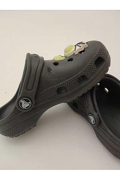 Crocs Dětské černé nazouváky s motivem kočky Velikost US 11 | crocs | obrázek 10