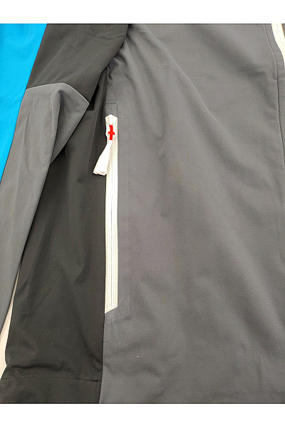 Jack Wolfskin Pánská modrá sportovní outdoorová bunda s kapucí a zipem | Jack Wolfskin | obrázek 4