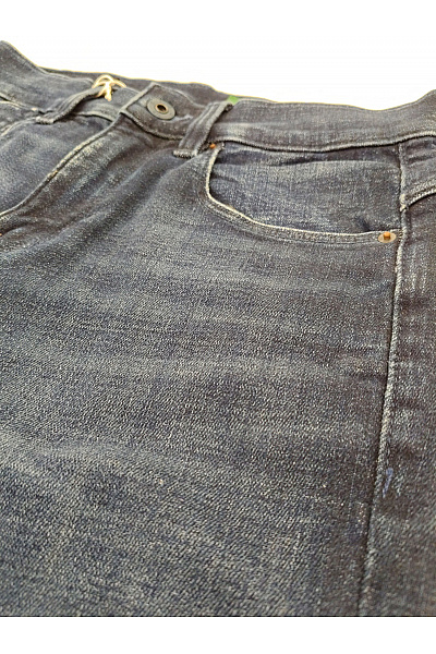 G-Star Dámské modré bavlněné skinny džíny seprané Vel. 26/30 | G-Star | obrázek 6
