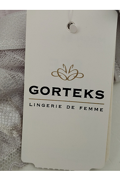 GORTEKS Béžová krajková kosticová push-up podprsenka Vel. EU 85E | GORTEKS | obrázek 5