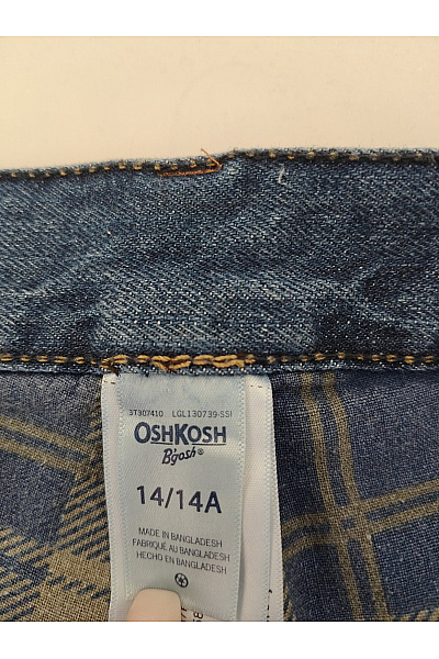 OshKosh Pánské modré džíny rovné seprané s roztřepenými nohavicemi Vel. US 14/14A | OshKosh | obrázek 7