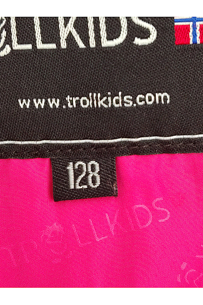 TROLLKIDS Dívčí modrá outdoorová bunda s kapucí Vel. EU 128 | TROLLKIDS | obrázek 5