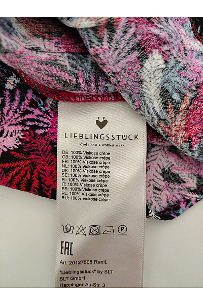 LIEBLINGSSTÜCK Barevné maxi šaty s dlouhým rukávem květované Vel. EU 38 | LIEBLINGSSTÜCK | obrázek 7