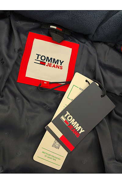 TOMMY HILFIGER Dámská prošívaná zimní bunda s kapucí Velikost M | TOMMY HILFIGER | obrázek 8