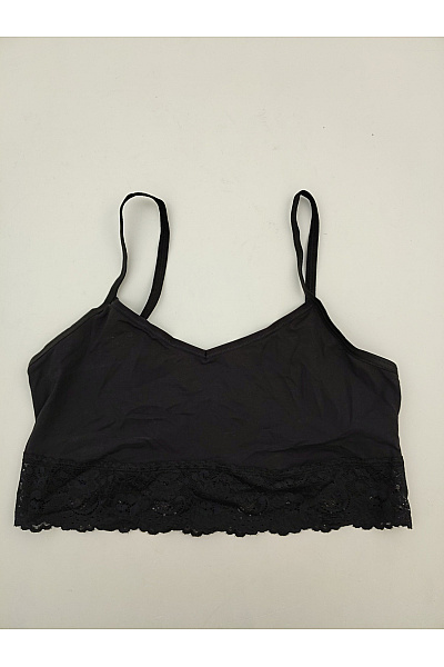 Sloggi Černé dámské crop top tílko s krajkou Velikost EU 42 | Sloggi | obrázek 2