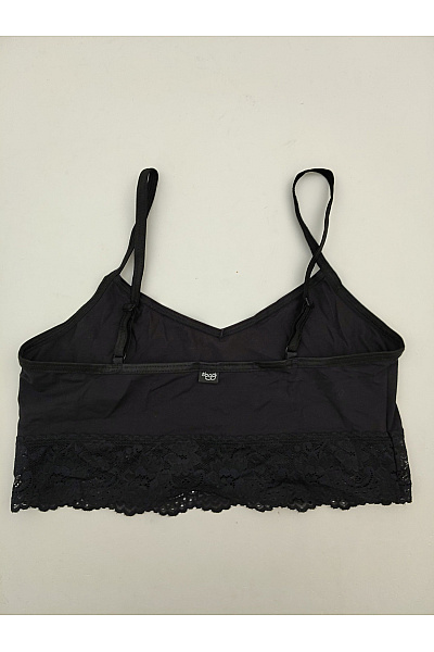 Sloggi Černé dámské crop top tílko s krajkou Velikost EU 42 | Sloggi | obrázek 3