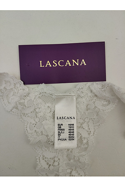 Lasca Bílé krajkové tanga luxusní | Lasca | obrázek 5