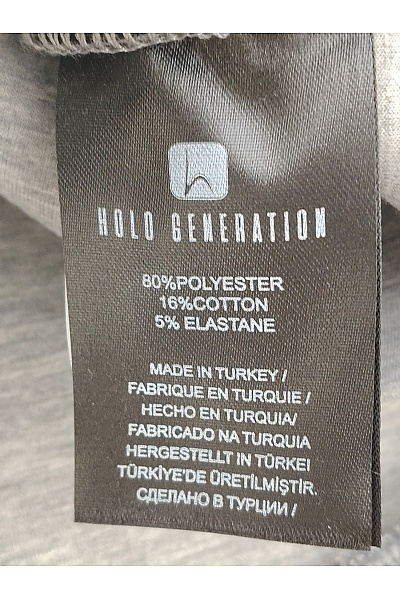 Holo generation Pánská šedá sportovní mikina na zip se stojáčkem Velikost XXL | holo generation  | obrázek 8
