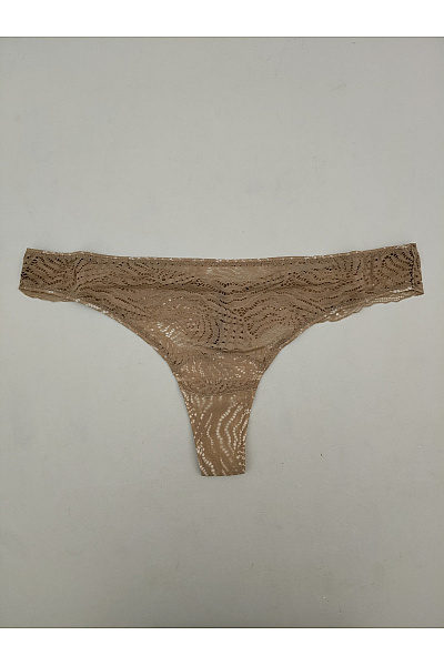 HANRO Béžové krajkové tanga luxusní Velikost M | HANRO | obrázek 2