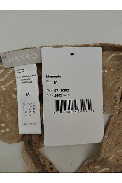 HANRO Béžové krajkové tanga luxusní Velikost M | HANRO | obrázek 6