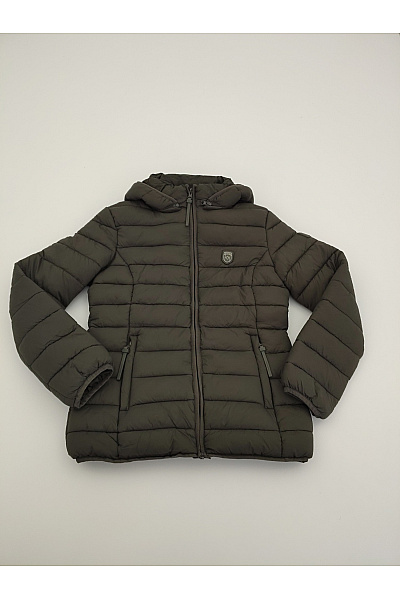 Canadian-peak Dámská khaki prošívaná bunda s kapucí Vel. 2/M | canadian-peak | obrázek 2
