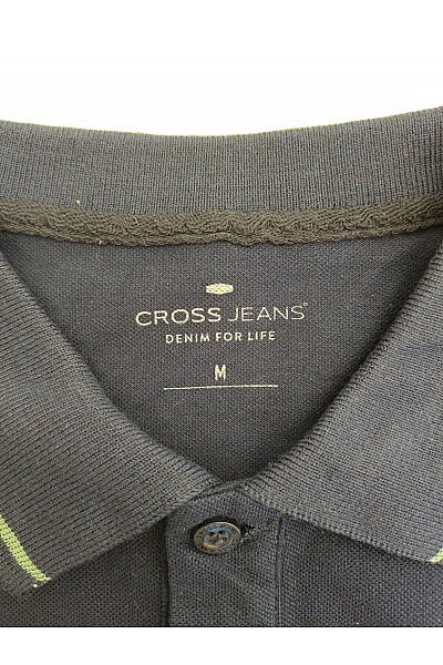 Cars Jeans Pánské bavlněné polo tričko s krátkým rukávem a khaki pruhem Vel. M | Cars Jeans | obrázek 5