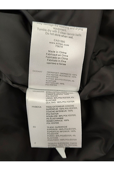 Killtec Pánská modrá prošívaná zimní bunda s kapucí Velikost DE XL | killtec | obrázek 11