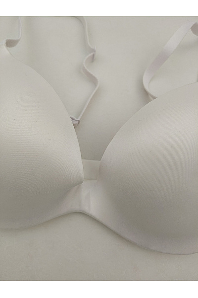 La Senza Bílá hladká t-shirt podprsenka s kosticemi Vel. US 32B | La Senza | obrázek 3