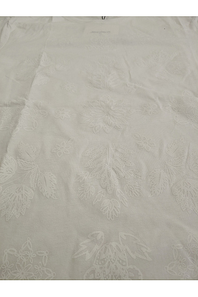 DESIGUAL Bílé bavlněné tričko s krátkým rukávem a výšivkou Vel. M | DESIGUAL | obrázek 5