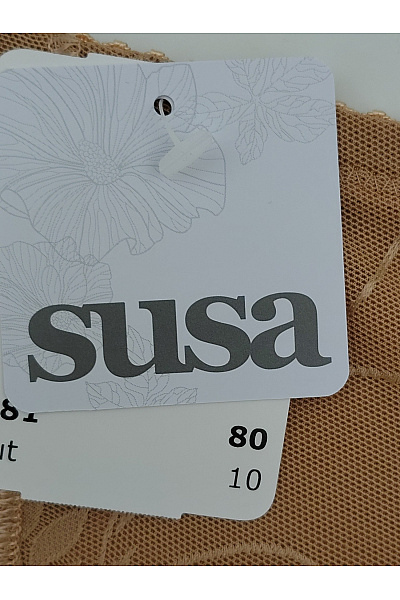 Susa Béžové stahovací kalhotky s květinovým vzorem pro plnoštíhlé Vel. EU 80 | susa | obrázek 3