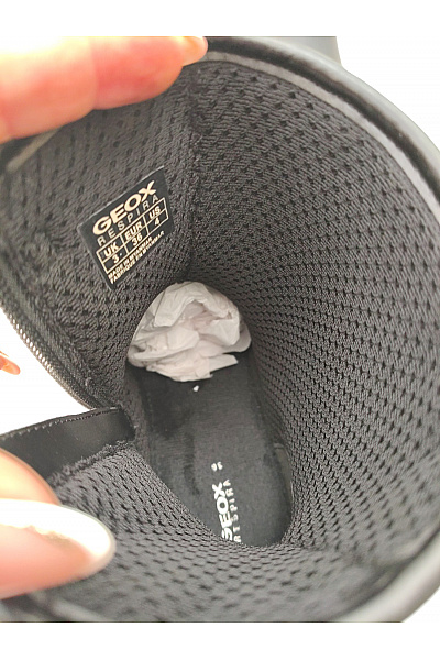 GEOX Dětské černé kotníkové prošívané boty na zip Vel. EU 36 | GEOX | obrázek 8