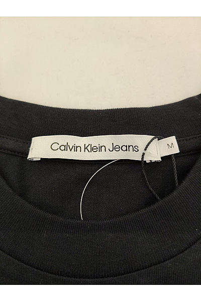 Calvin Klein Dámské černé bavlněné tričko s krátkým rukávem a nápisem Vel. M | Calvin Klein | obrázek 6