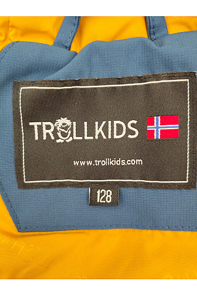 TROLLKIDS Dětská barevná outdoorová prošívaná bunda Velikost EU 128 | TROLLKIDS | obrázek 6